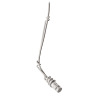 MINIATURE CARDIOID CONDENSER HANGING MIC, 120° ACCEPTANCE ANGLE, 25.0'(7.6M) CABLE TERMINATED W/TA3F
